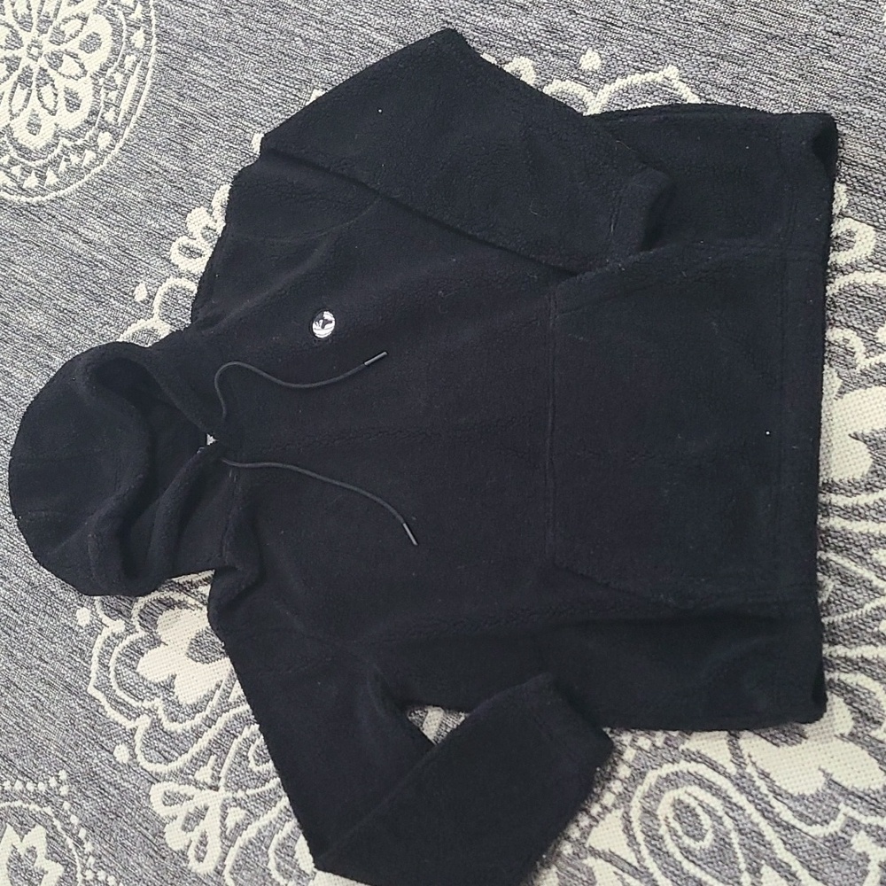 H&M Fuzzy Faux Shearling Hoodie